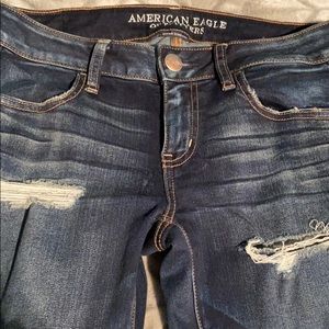 American eagle jeans. Worn once . Size 8 jeggings